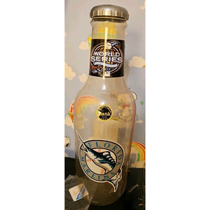 Vintage 2003 MLB World Series 100th Anniversary Florida Marlins Coin Bank 20"